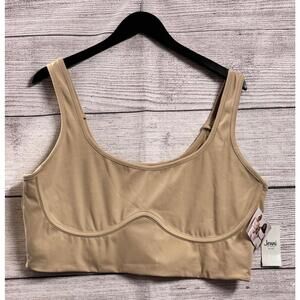 Jenni Intimates Sand Tan Bralette Women Size 3X